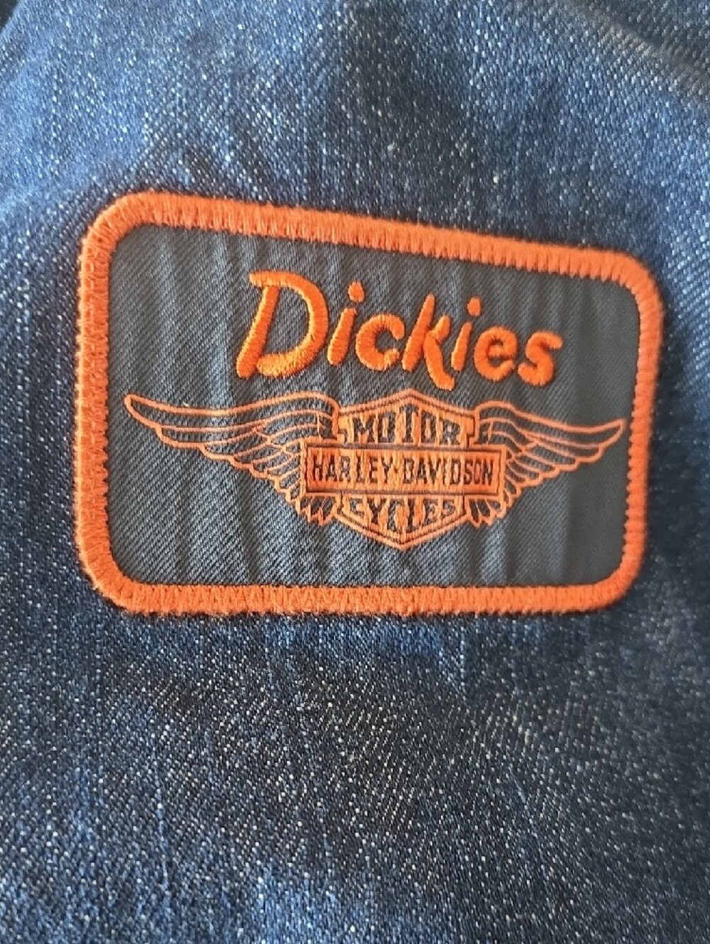NEW!!! Harley-Davidson x Dickies Navy Denim Workwear Jacket, Large, Retail $220 - Picture 15 of 16